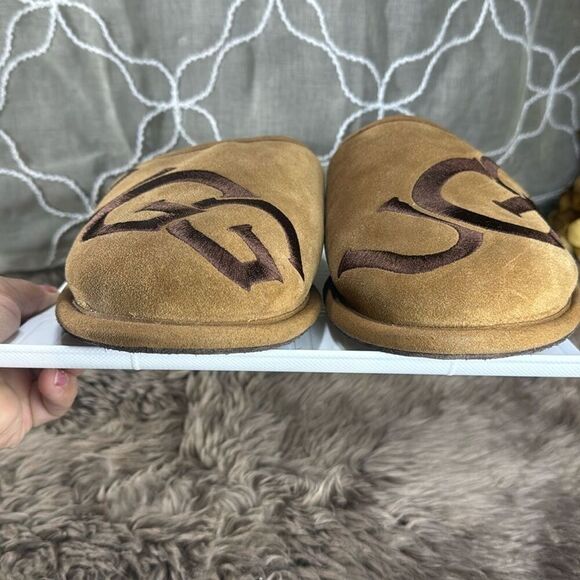 (K1) UGG Men's Scuff Logo Il Slippers, Size 11 - Picture 4 of 11